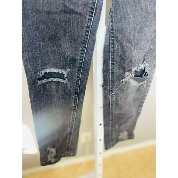 Asos Black High Rise Distressed Jeans Women's Size 24 NWOT! - Picture 2 of 4